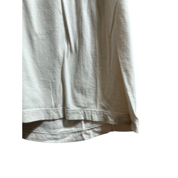 Nike Just Do It Off White Logo Casual Crew Neck Short Sleeve - Size Small - Picture 7 of 8